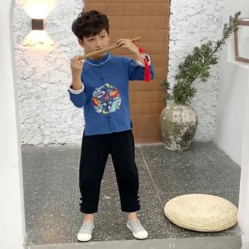 Setelan Baju Anak NAGA Liong Imlek Cheongsam Laki laki