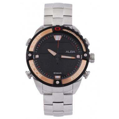 JAM TANGAN PRIA ALBA SIGNA AZ4038X1 DIGITAL ANALOG ORIGINAL