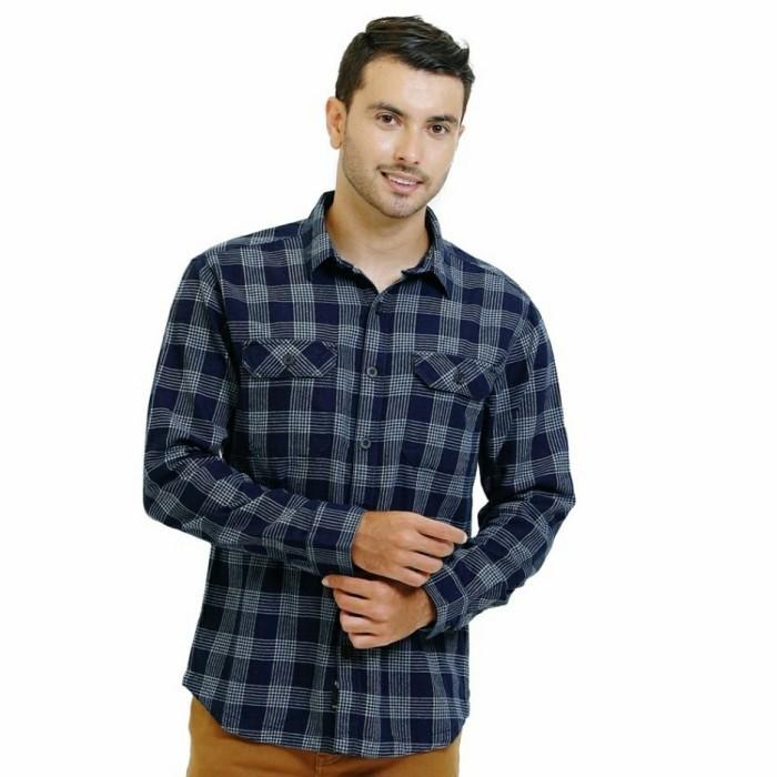 EIGER 5607 X-BEGONIA SHIRT, NAV kemeja flanel flannel n