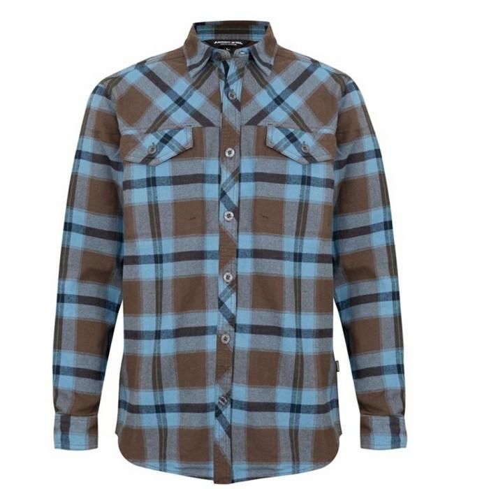 EIGER 5320 X FIELD FLANNEL 2.0, BLU kemeja flanel flannel n