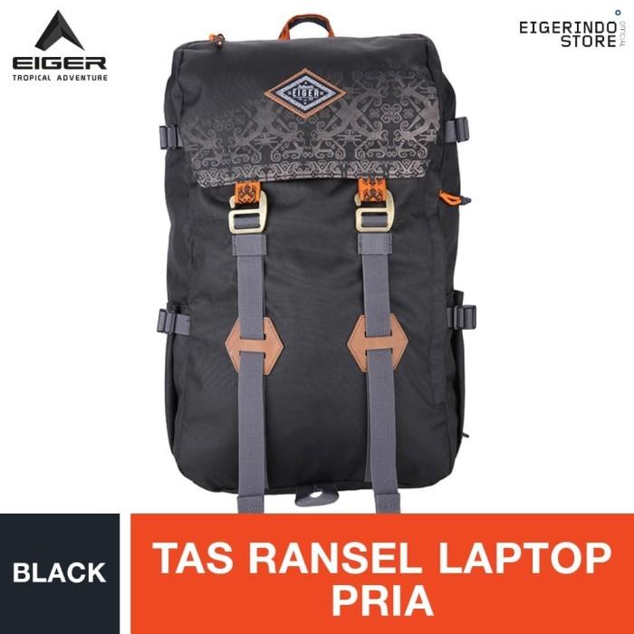 C0 p0 Eiger 1989 Pillars Borneo Laptop Backpack - Black # 2