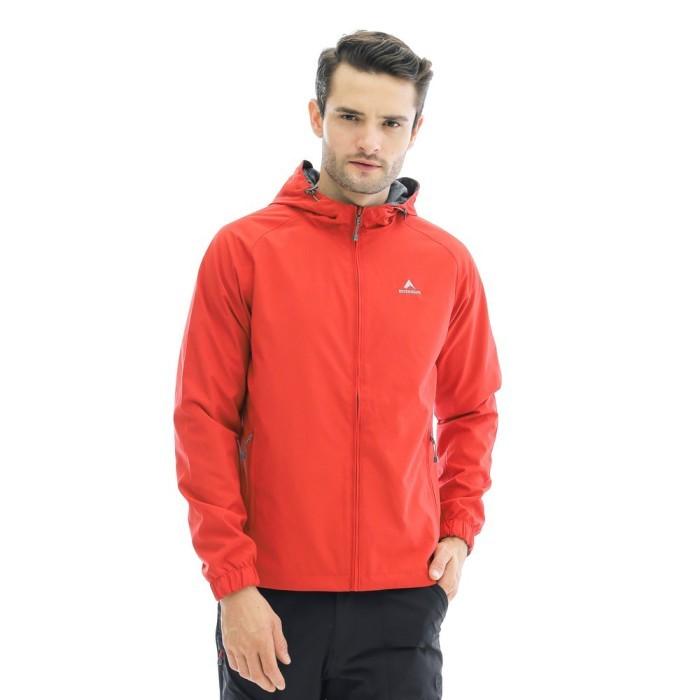 p0 Eiger Reversible Parka Hoody Jacket - Red