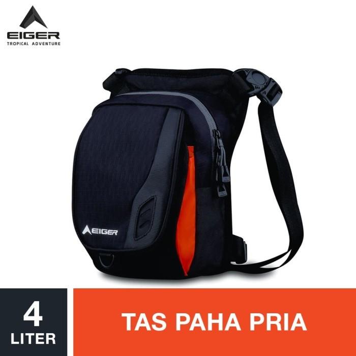 C0 p0 Eiger Legpack 7336 - Black / Tas Paha Pria