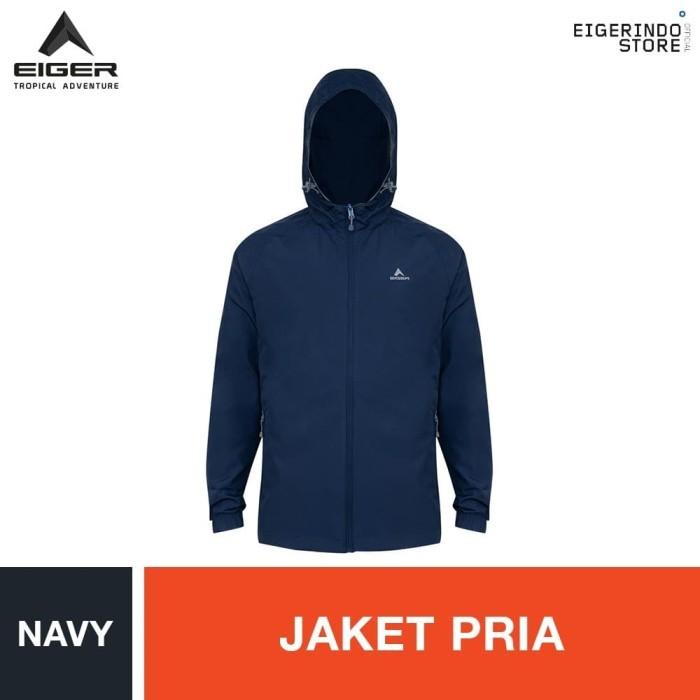p0 Eiger Reversible Parka Hoody Jacket - Navy