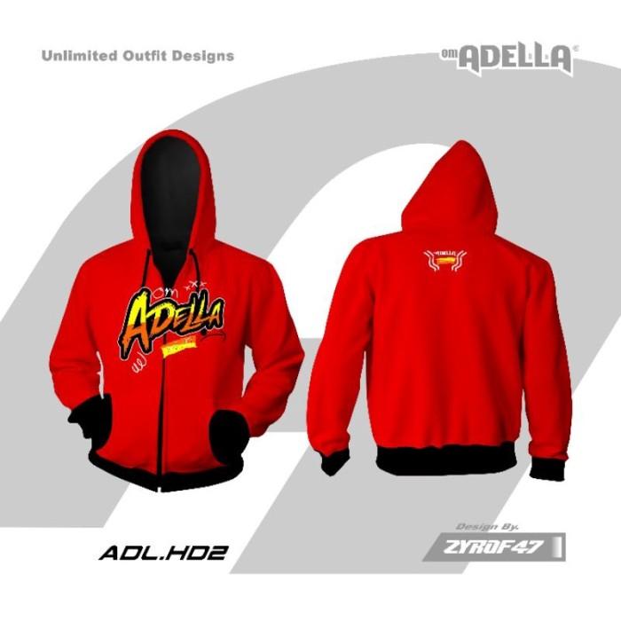 Jaket Hoodie Adella Original Zyrof47 Kode-HD002 Ready