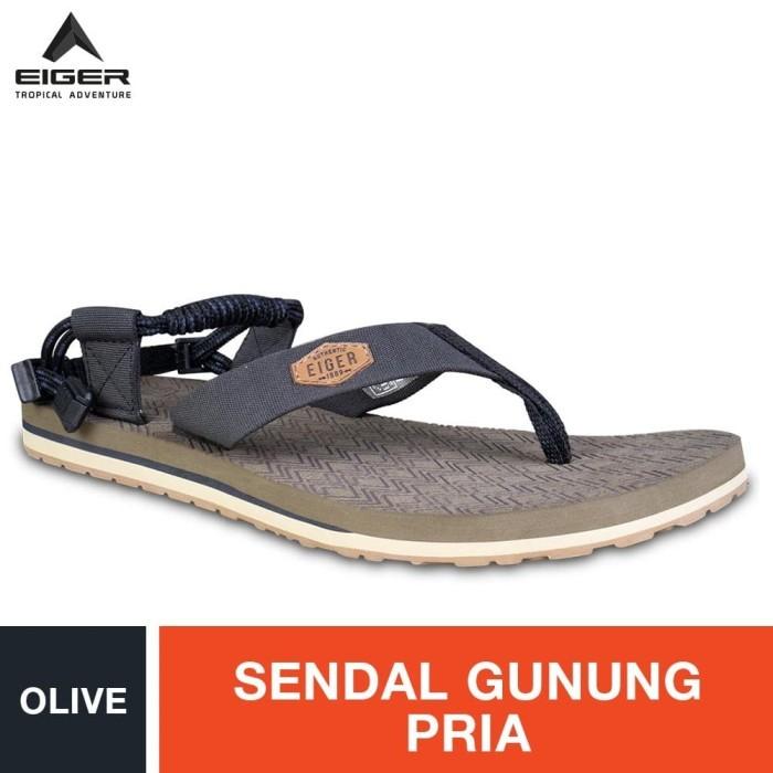 p0 Eiger 1989 Trocadero Oleander 1.0 Sol Olive Sandals - Black