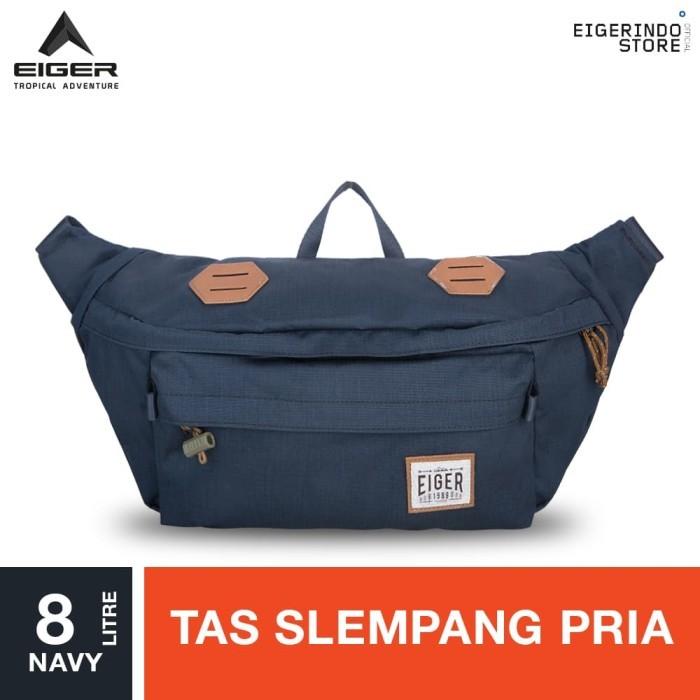 C0 p0 Eiger 1989 Portege 2.0 Shoulder Sling Waist Bag 8L - Navy