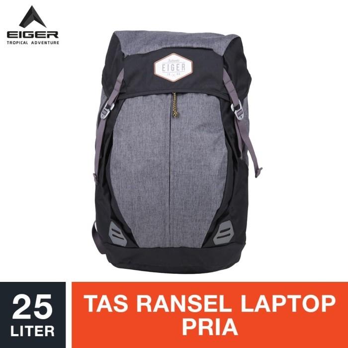 c0 p0 Eiger 1989 Diario Compaq Laptop Backpack 25L - Black / Tas Laptop