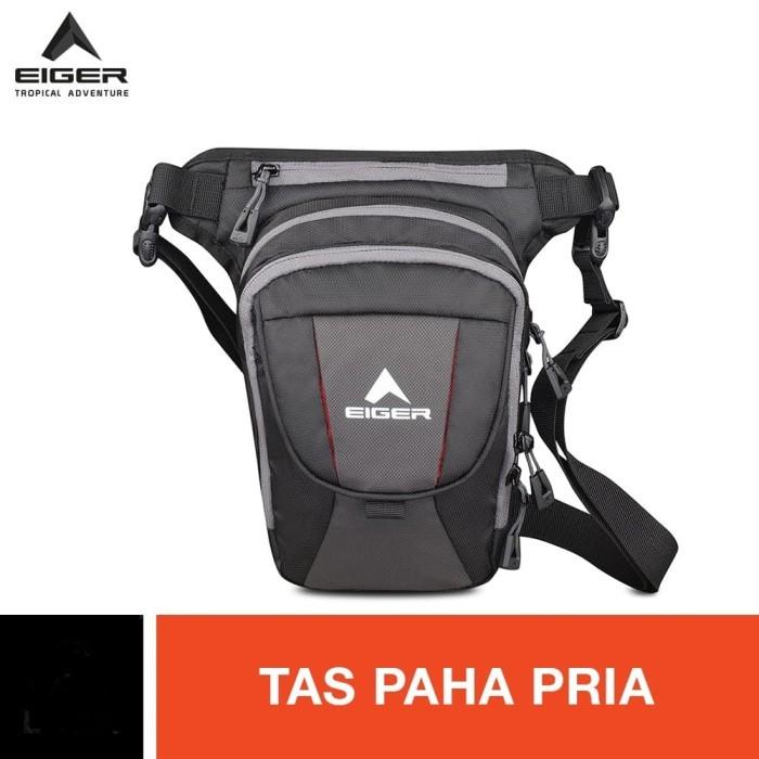 C0 p0 Eiger Scoria 7.1 Legpack 3L - Black / Tas Paha Pria