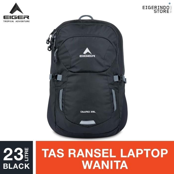 C0 p0 Eiger WS Diario Laptop Backpack - Black 23L