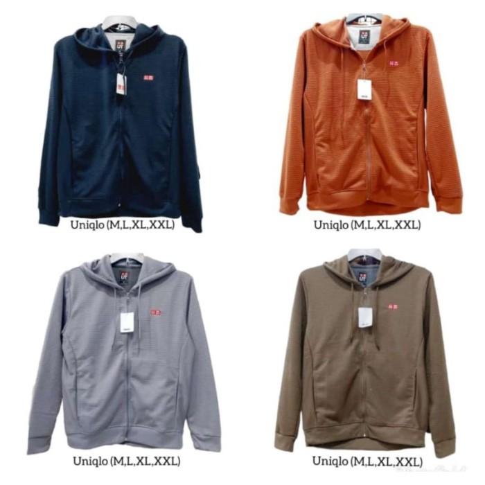 UNIQLO JAKET ZIPPER HOODIE / JAKET ZIPPER / JAKET UNIQLO / JAKET