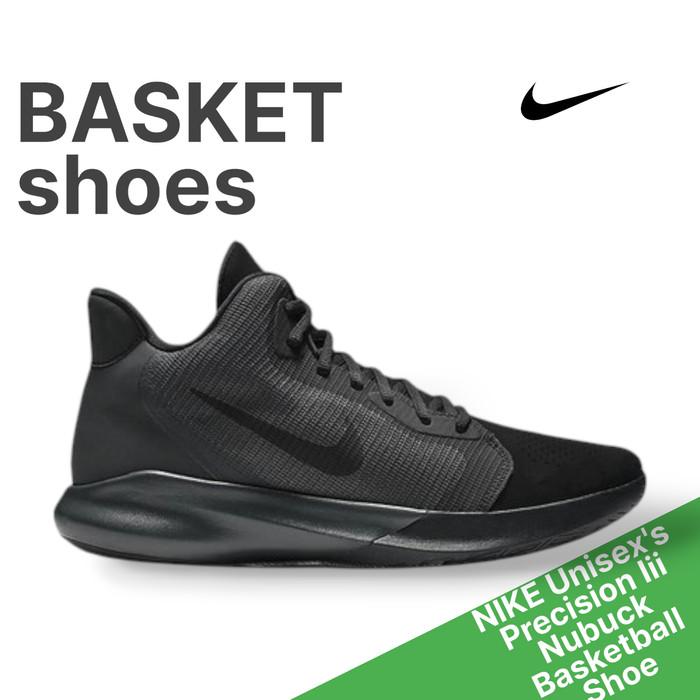NIKE Unisex's Precision Iii Black Nubuck Basketball Free 1 pcs