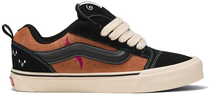 Sepatu Vans Knu Skool X Disney 100Th Anniversary Scar Black Brown Pria Wanita Sneakers Original (Bes