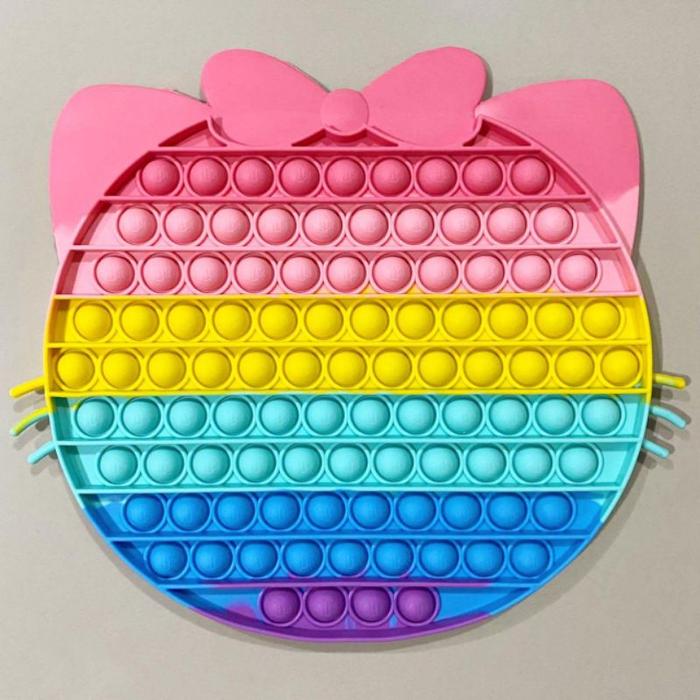 POP IT JUMBO XXXL HELLO KITTY RAINBOW popit tiktok viral