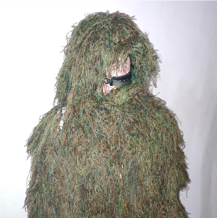 Baju ghilie suit tni/baju rumput sniper/baju penyamaran tni di hutan