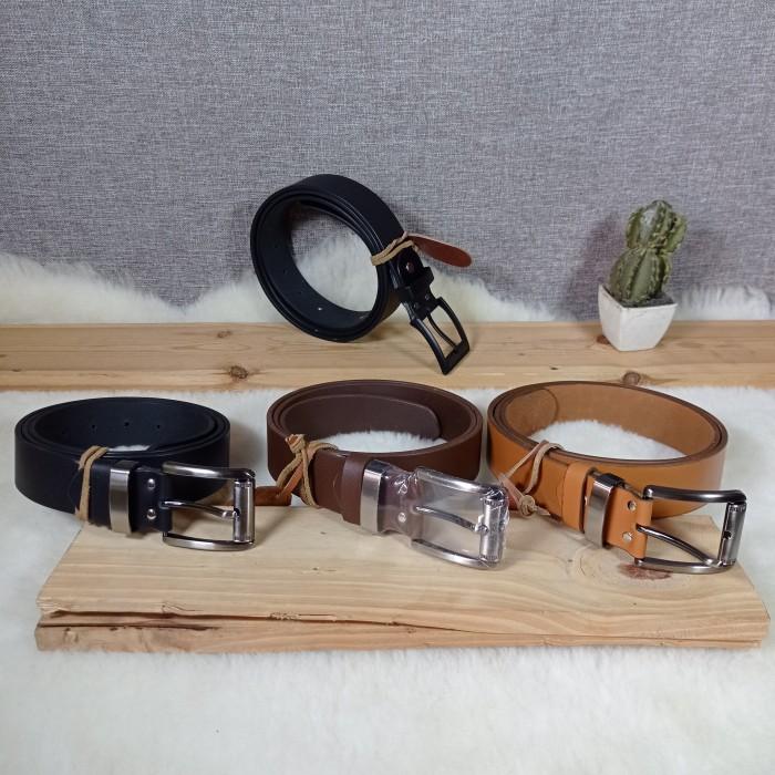 Ikat Pinggang Gesper Sabuk Kulit Asli lebar 4cm