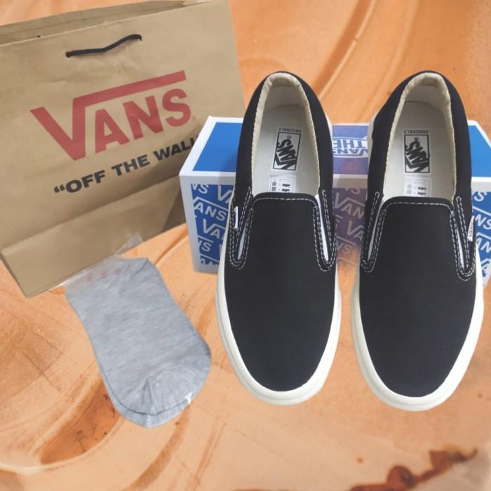 Sepatu Vans Slip On Sneakers Pria Wanita Import Kasual Slop (Best Quality)