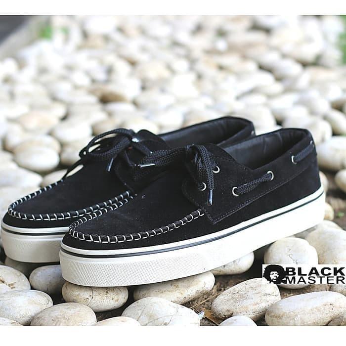 Sepatu Kasual Sneakers Pria Blackmaster Zapato Navy Original Like Vans (Best Quality)