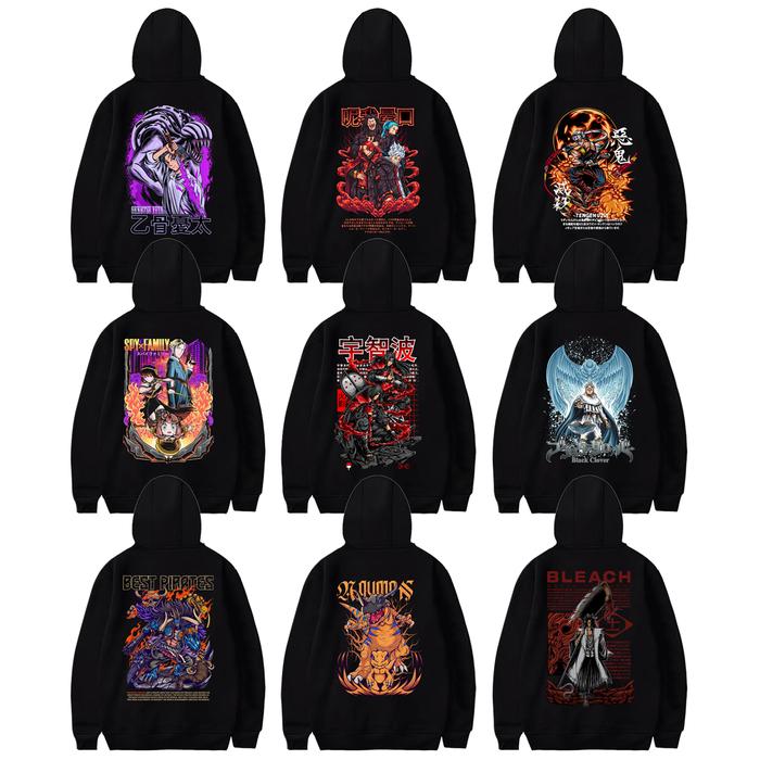 HOODIE Agumon Digimon Best Pirates Hoodie Nozel Silva Black Clover Hoodie Senju Madara Uchiha Hoodie