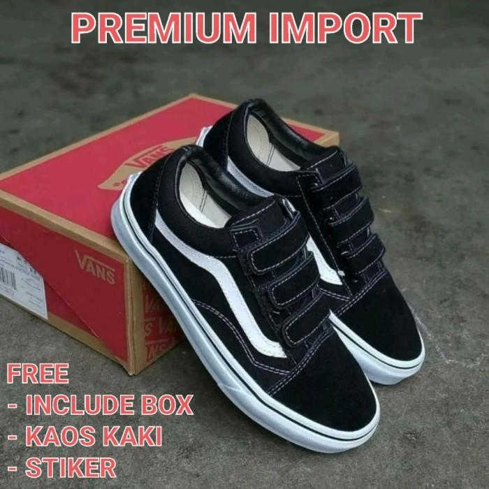Sepatu Vans Oldskool Skate Tanpa Taki Kret Hitam (Best Quality)