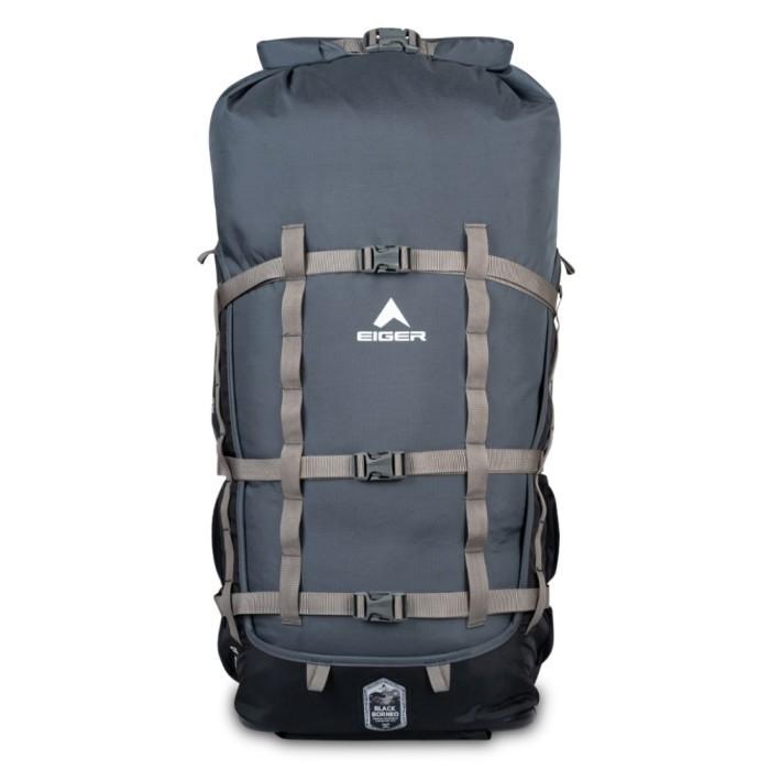 C0 checkout EIGER KEBA 50L BORNEO CARRIER tas rucksack - Grey -