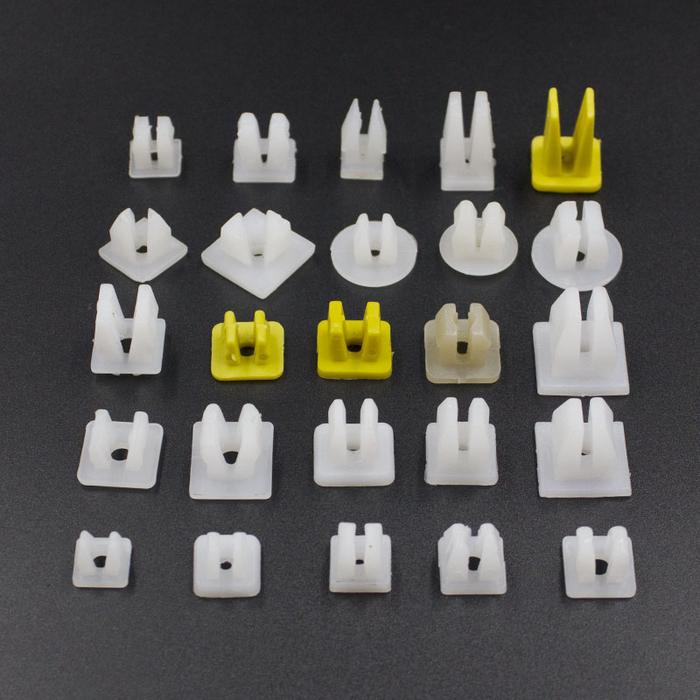 Size Multiple choices 50Pcs Car Plastic Fixed Retainer Nut Screw Grommet Clips Fastener