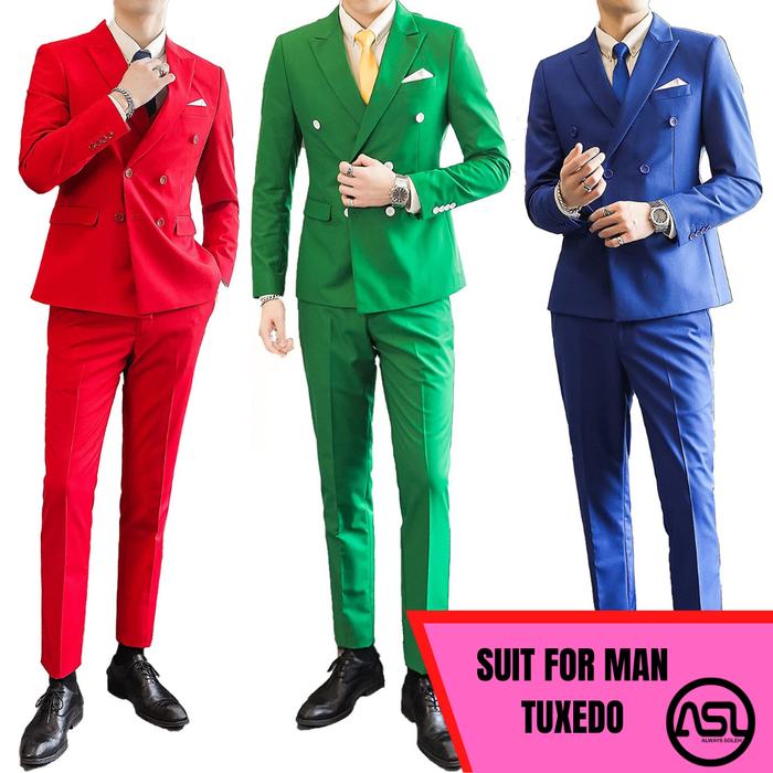SETELAN JAS PRIA TERBARU / SETELAN BLAZER PRIA TERBARU / SETELAN JAS PRIA TUXEDO / JAS PRIA / BLAZER