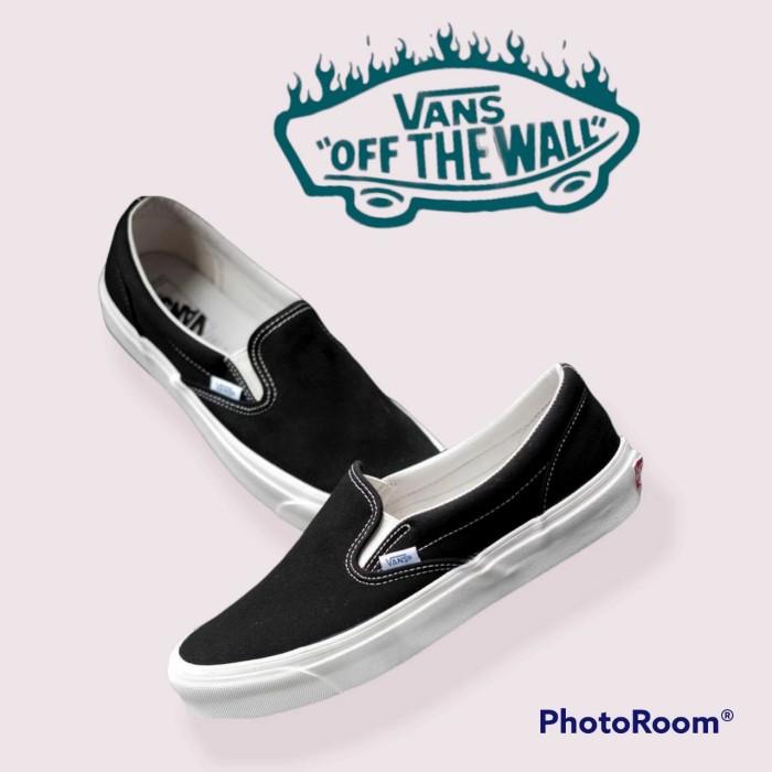 Sepatu Vans Pria Wanita Slip On Sepatu Vans Slip On Hitam Putih (Best Quality)