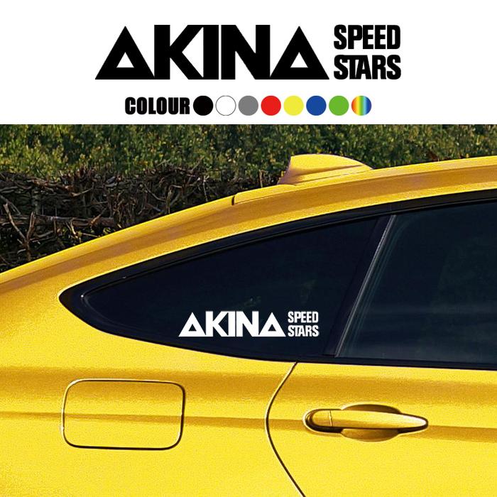 Initial D AKINA SPEEDSTARS Fleet Car Sticker Car Body Window Decorative Decals Auto Accessory