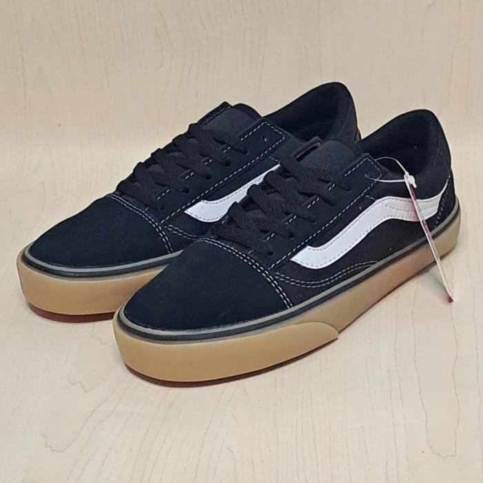 Sepatu Vans Oldskool Classic Black White Gum (Best Quality)