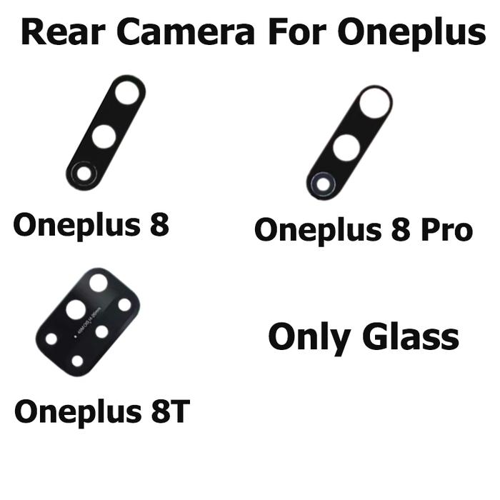 Rear Camera For Oneplus 8 8T Pro Back Camera Glass Lens With Glue Sticker Replacement Repair Parts