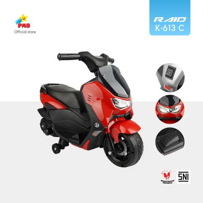 PMB K613C Mainan Anak Motor Aki Raid NMAX