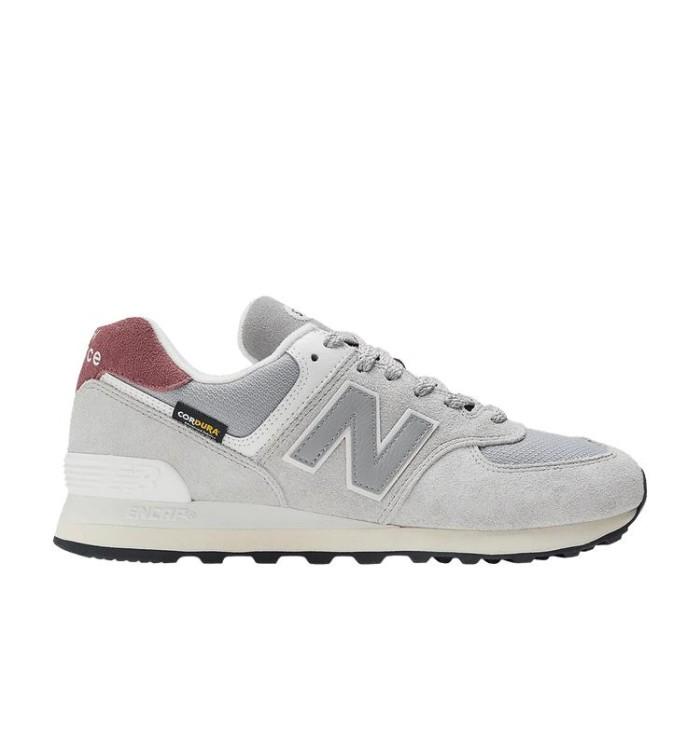 New Balance 574 Arctic Grey Maroon
