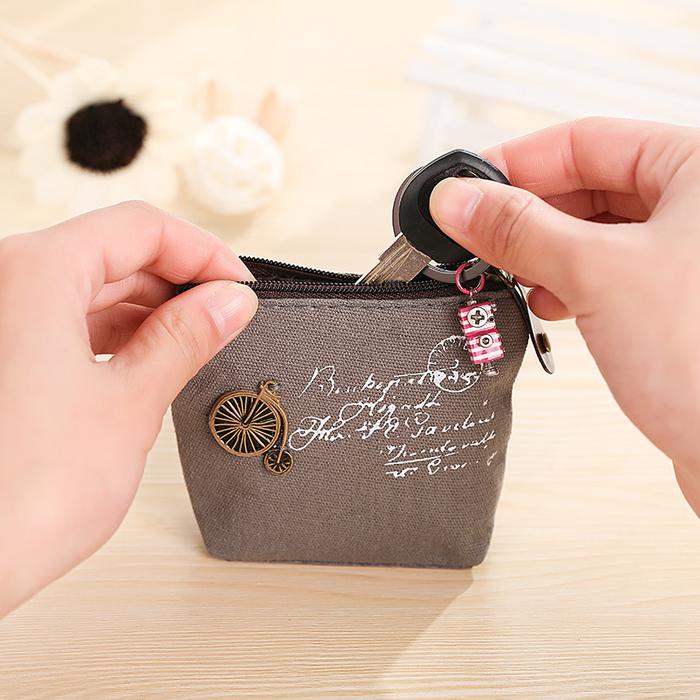 IMPORT New Fashion Womens Lady Kid Coin Wallet Lady Small Mini Coin Pouch Zipper Money Key Earphone 