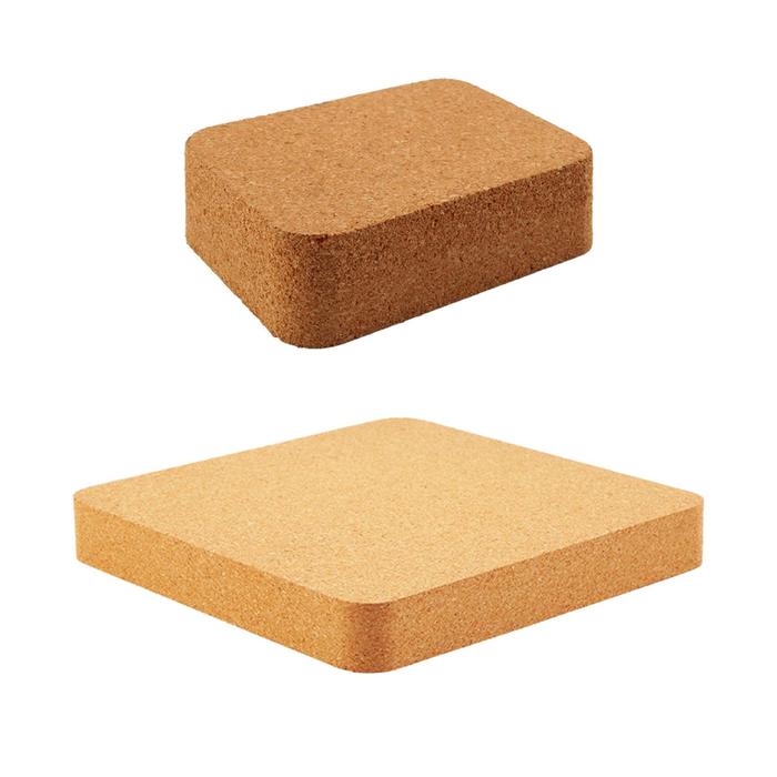 IMPORT Cork Block Cork Punching Board Leather Stamping Pad Punching Mute Durable DIY Cork Sanding Bl