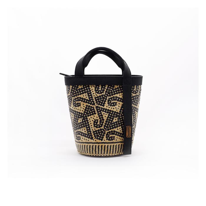 HANDEP - Harati Canvas Rattan Bucket Handbag