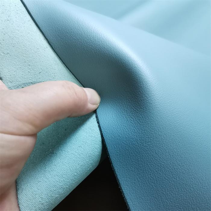 IMPORT Bean Green Cream-Coloured Head Layer Cowhide For DIY Handmade Sofa Bag Cushion Practice Leath