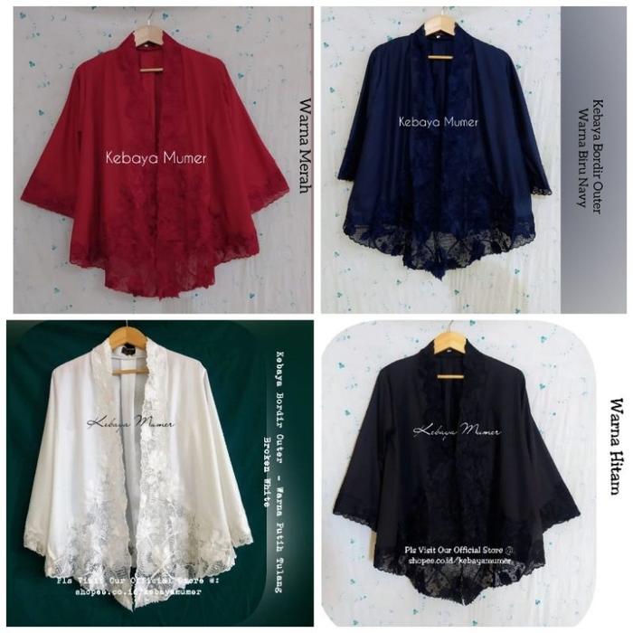 (DS) Kebaya Outer TYB. Kebaya Outter. Kebaya Putih. Kebaya Blazer. Kebaya Encim