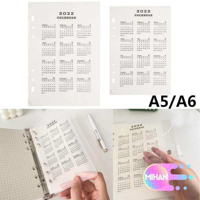 A5/A6 Useful Notebook Paging Separator Office School Notepad