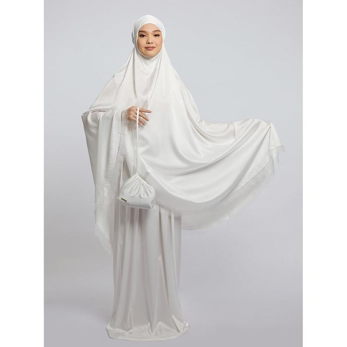 Langsung Diproses Satin Lace Prayer Set Collection By Kami. - Kamiidea Grab/Gosend