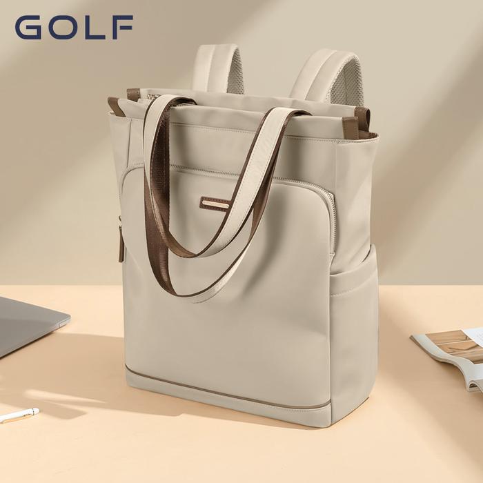 GOLF Women's Backpack Convertible Shoulder Bag Ladies Aesthetic Backpacks with Laptop Compartments S