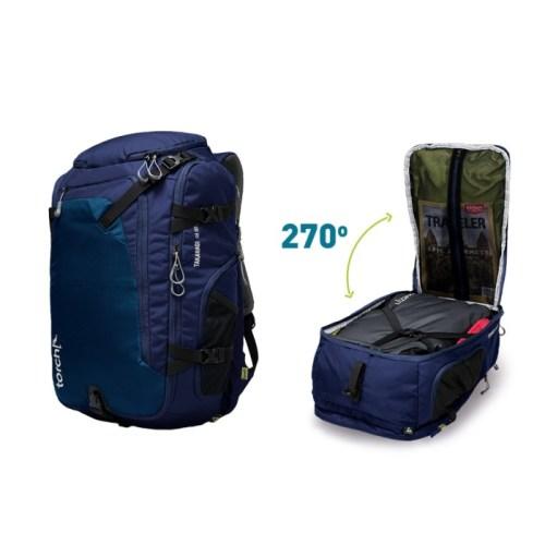 NEW Torch Ransel Punggung 40 Liter Travelling - Travel Backpack Takahagi Navy