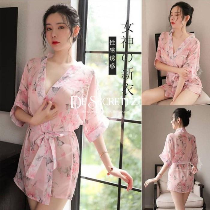 DeSecrettz HARUKA L:ingerie Sexy Kimono
