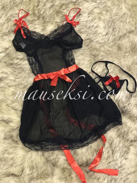 Pauline Sexy Lingerie Big Size Maid Costume Cosplay Lace Plus Size