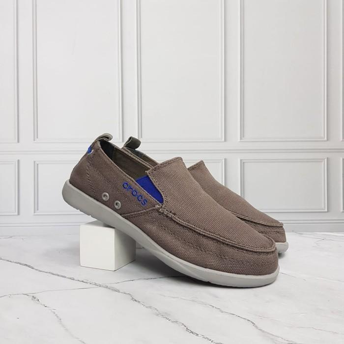 Sandal Crocs / Sepatu Slip On CROCS WALU Canvas Original