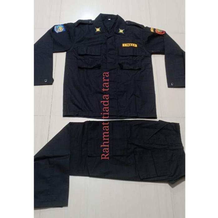 (RS) SERAGAM PDL LINMAS HITAM,PDL LINMAS TERBARU