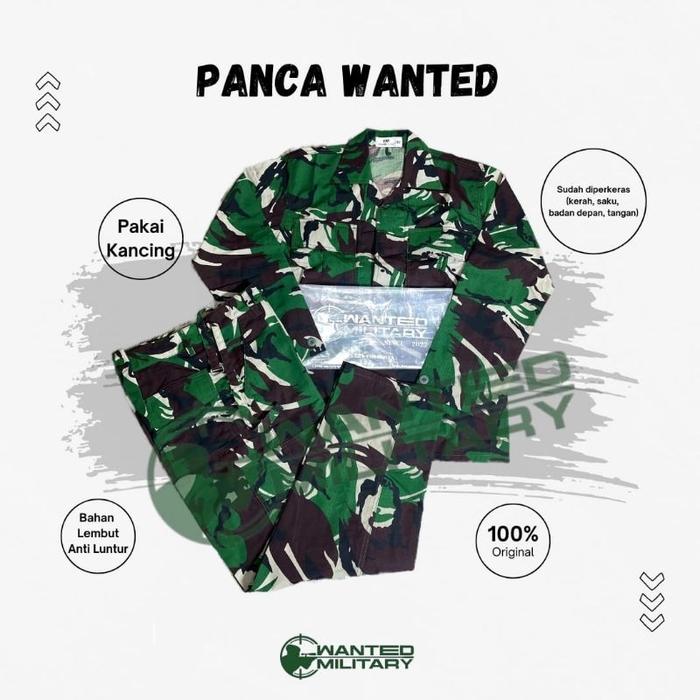 (RS) BAJU PDL LORENG TNI SRITEX PANCA PRODUKSI