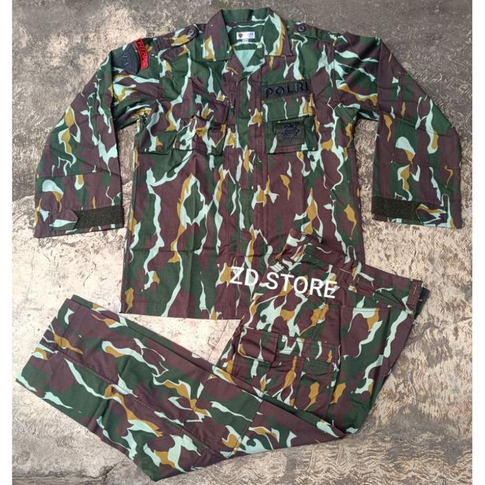 (RS) Seragam PDL Tactical Loreng Jatah Brimob Sritex 2022