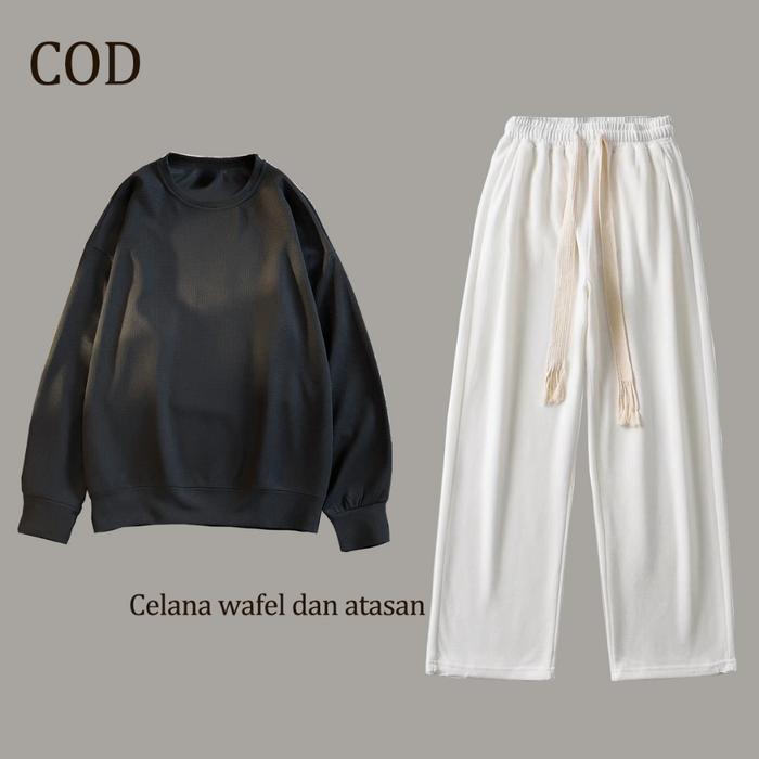 (RS) baju satu set setelan cowok dewasa baju distro pria baju pria korean style baju 1 set baju cowo