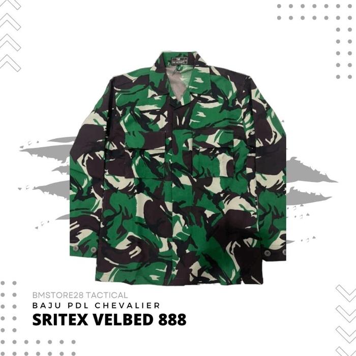 (RS) Baju pdl Tni chevalier velbet 888 - baju pdl velbet 888 diperkeras - baju pdl premium
